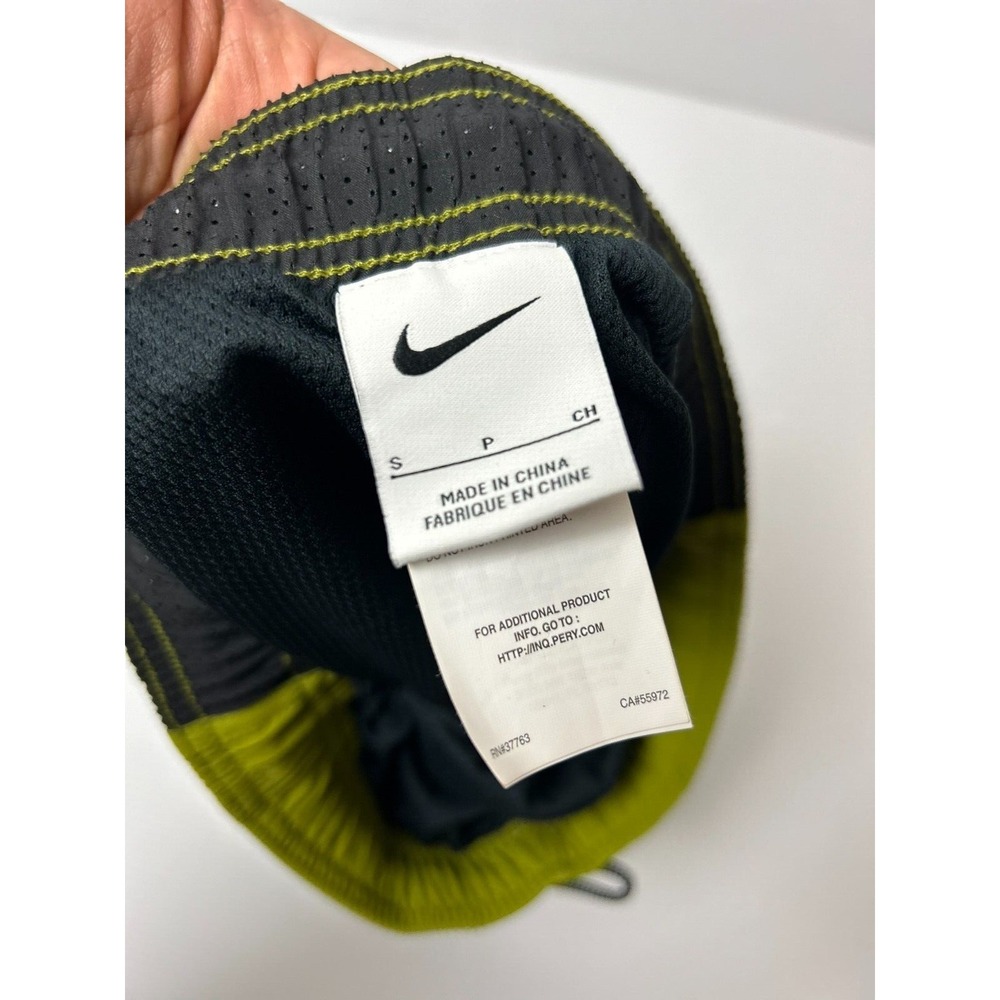 Nike Men's Size Small 9" Green/Black Contend Volley Swim Trunks NESSA482-314 - Picture 6 of 7